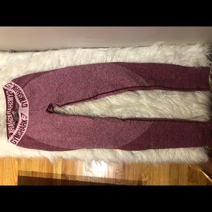 Gymshark Maroon Leggings (BRAND NEW)